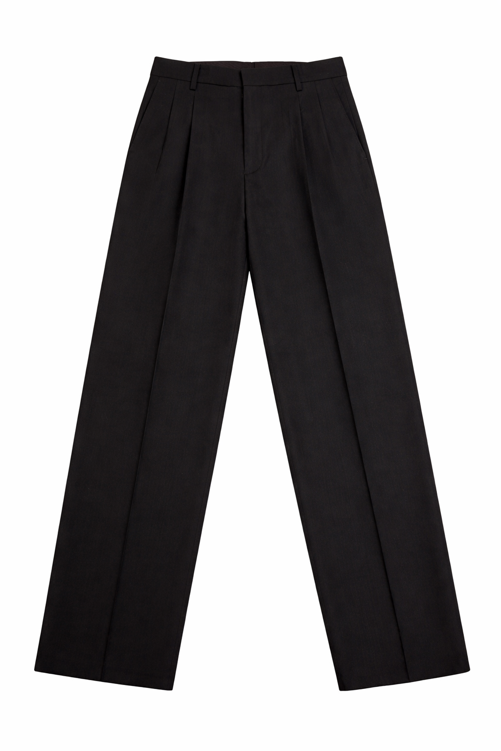 Black pants on a white background