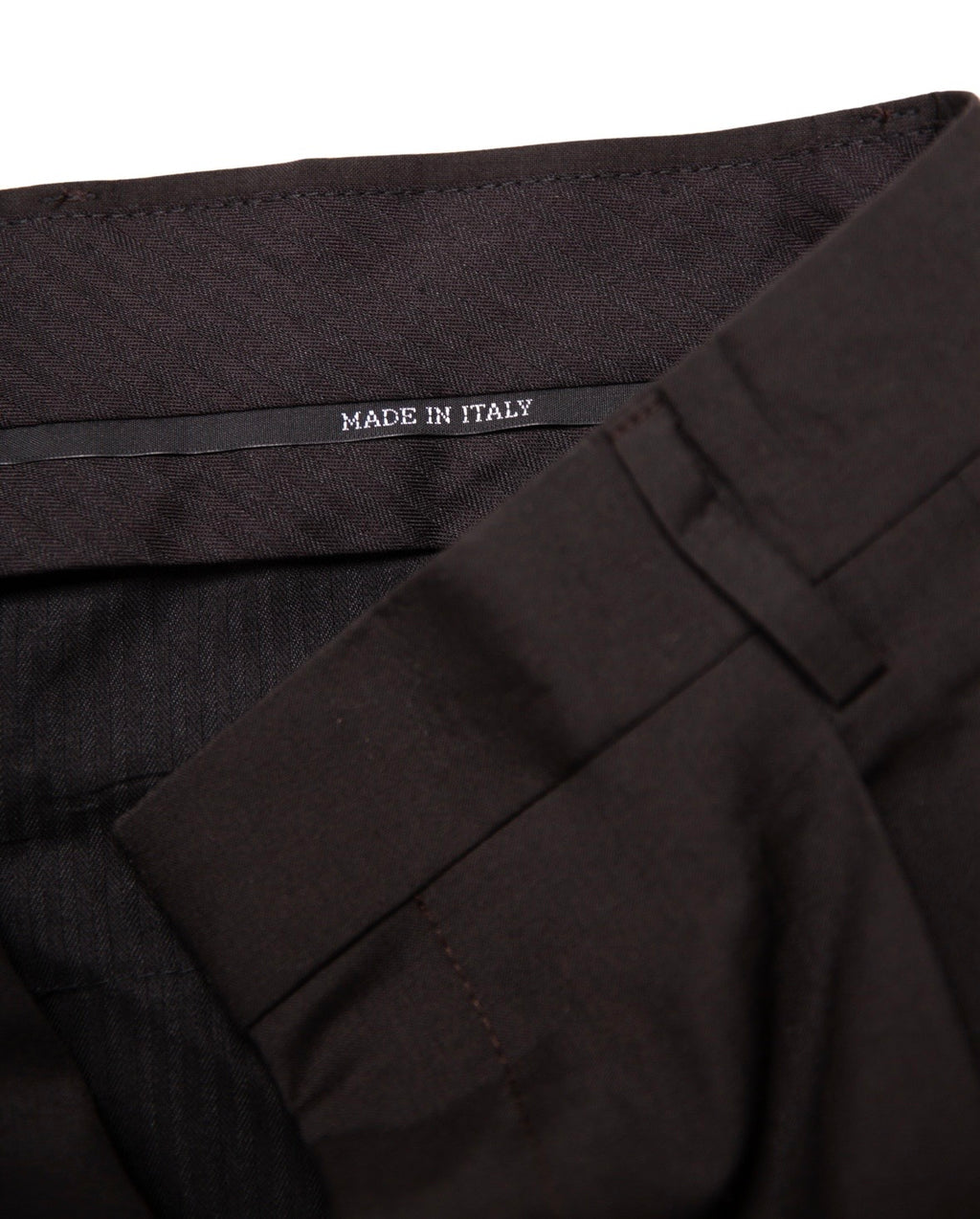 Stone fabric with 'MADE IN ITALY' label on a white background