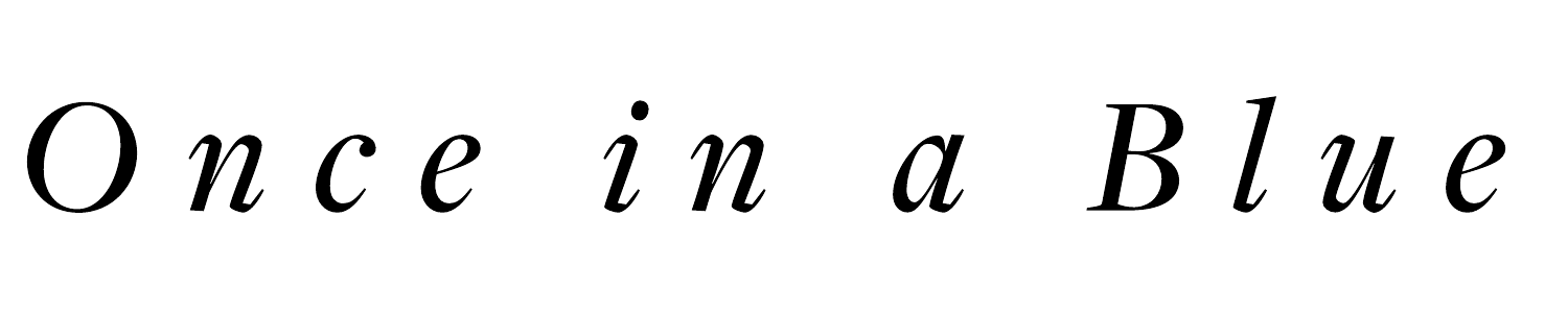 onceinablue